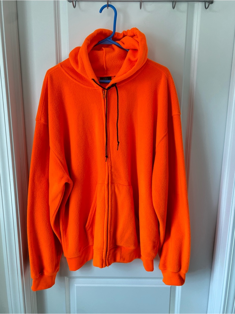 RedHead Safety Orange Polar Fleece Full-Zip Hunting Hoodie Large